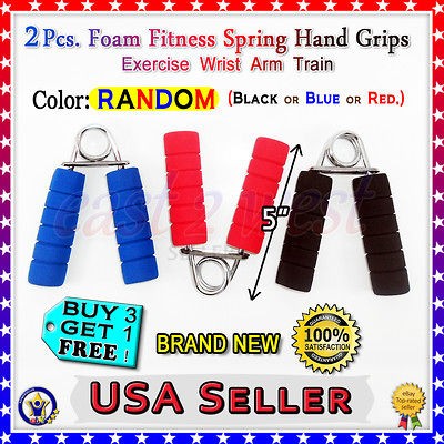 Foam Hand Grip Fitness Exercise Wrist Arm Train Strength Builder 2 