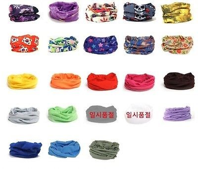 Multi scarf Snood bandana Neck Warmer head wear Face Mask headband No 