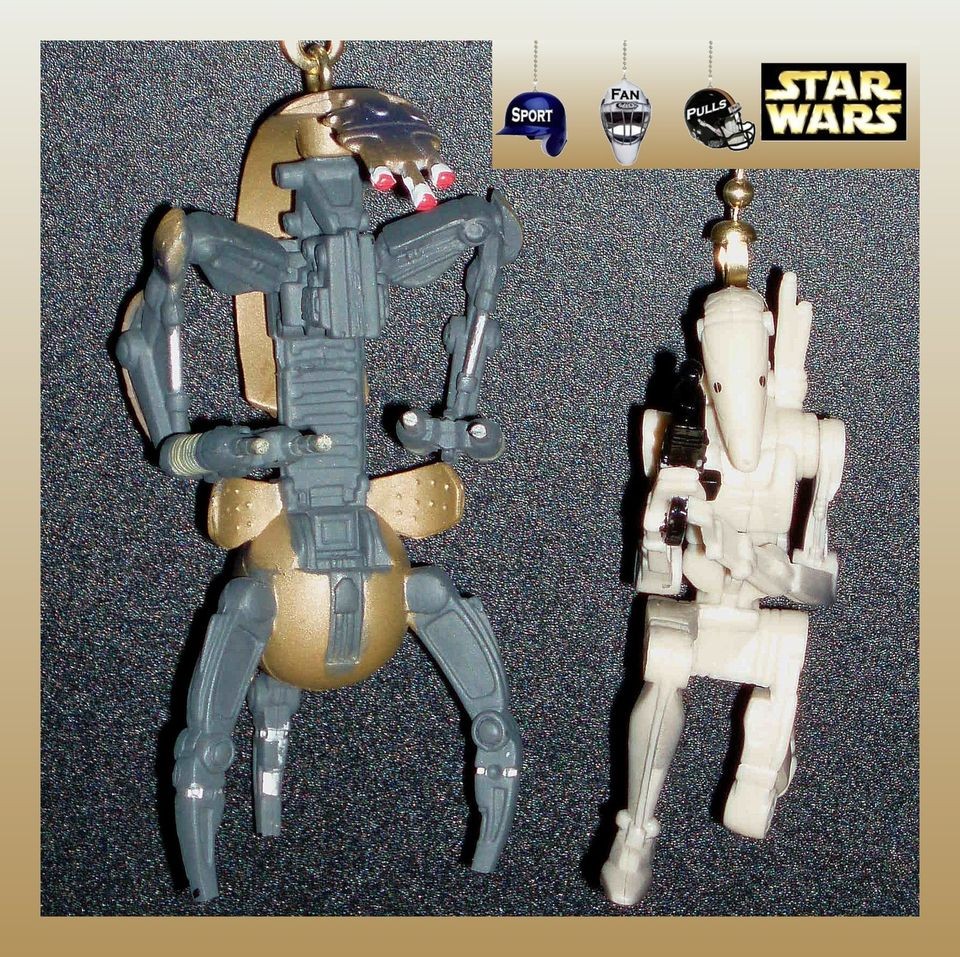   WARS EPISODE I   THE PHANTOM MENACE MOVIE FIGURES CEILING FAN PULLS S4