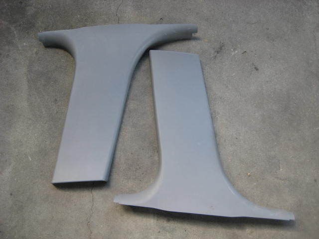 BMW E90 Lower B pillar trim 325i 328i 330i 335i 4 door sedan Grey OEM