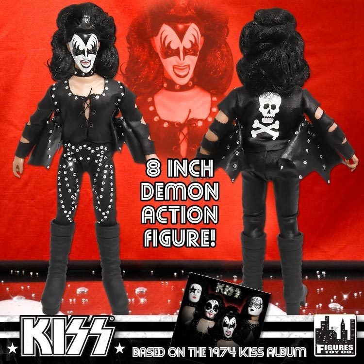 KISS FIRST ALBUM SERIES 2 TWO FIGURE DOLL   Gene Simmons Demon 8