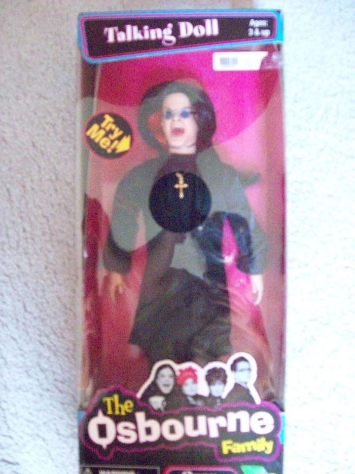 Osbourne Family Bobbers Ozzy, Sharon, Jack & Kelly Bobblehead Dolls 