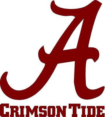 Alabama Crimson Tide Cornhole Sticker Decals 12 #1