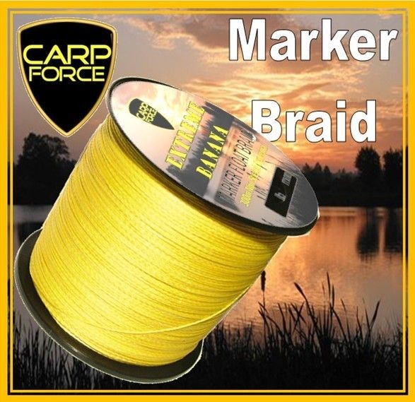   SUPER BANANA YELLOW MARKER FLOAT BRAID CARP MARKER BRAID 300m or 500m