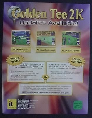 golden tee 2k incredibile technologies video flyer from canada returns