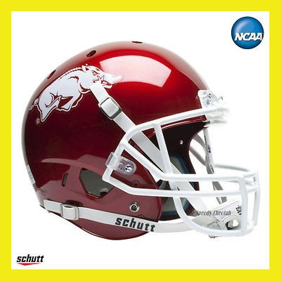 ARKANSAS RAZORBACKS XP FOOTBALL HELMET FULL SIZE SCHUTT