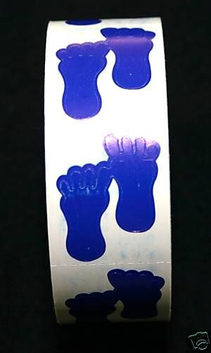 NEW FULL ROLL OF 1000 HANG TEN FEET TANNING STICKERS