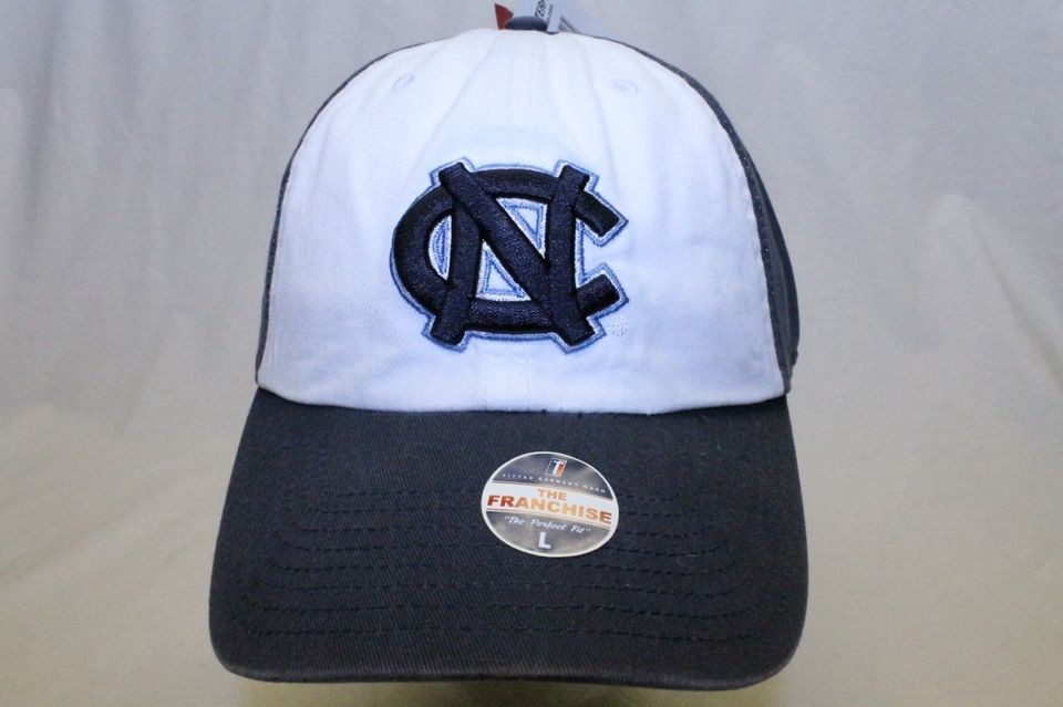   CAROLINA TAR HEELS NC DH DHS CLOSEOUT HAT CAP FRANCHISE navy/white