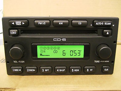 FORD ESCAPE CD 6 DISC CHANGER RADIO F150 5L8T 18C815 ED 2005 2006 