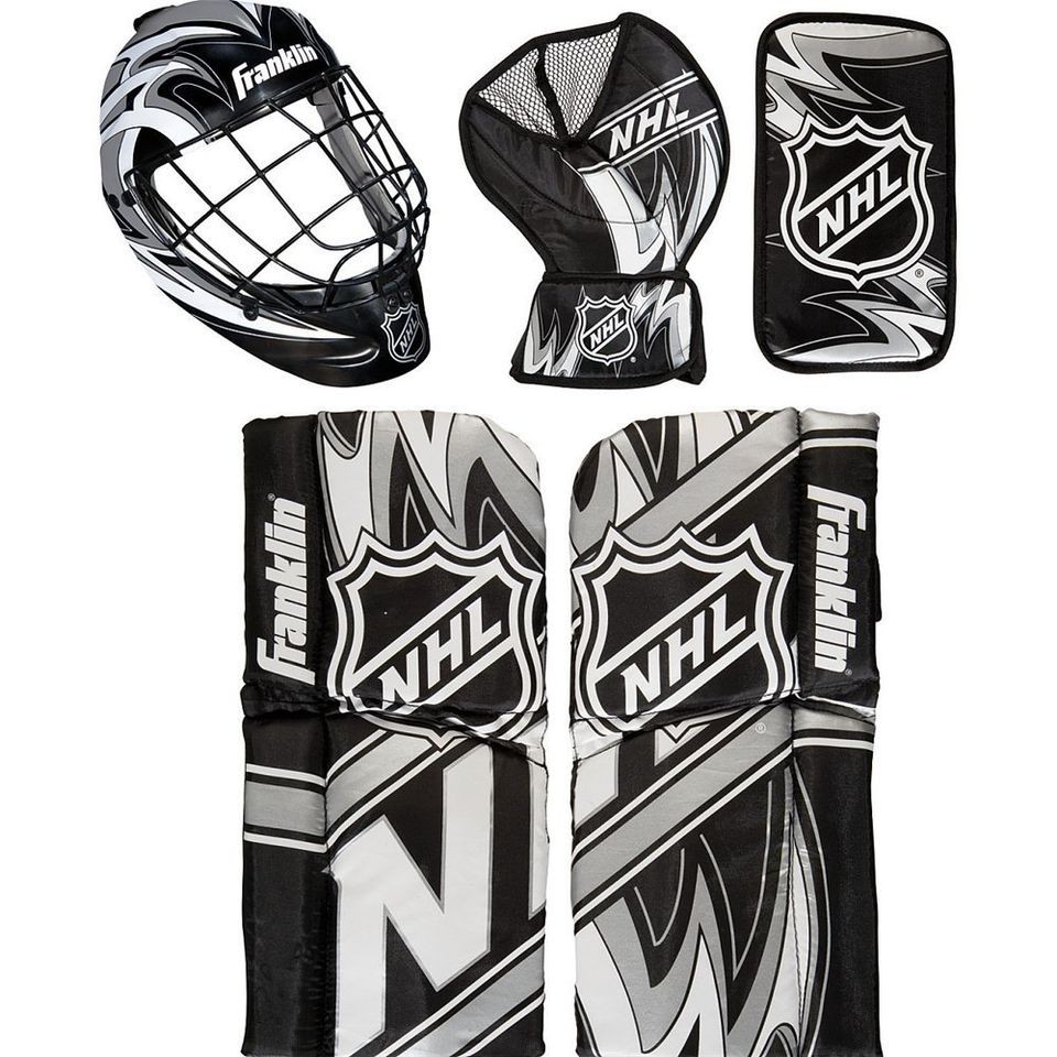 Franklin Mini Hockey Goalie Equipment & Mask Set