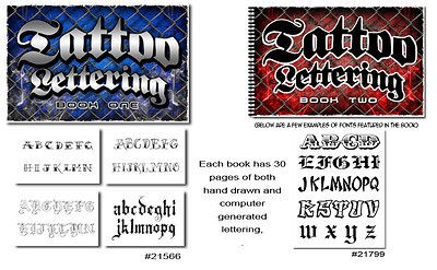   reference book flash Lettering Script Volume 1 and 2 fonts names