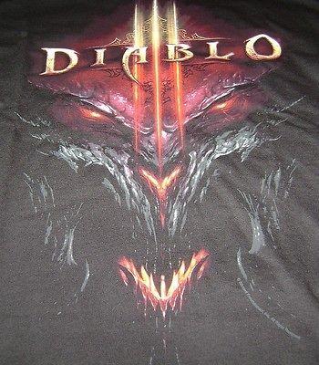 DIABLO III 3 BOX COVER ART T SHIRT XL X LARGE NEW BLIZZARD GAME TEE 3