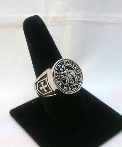 Knights Templar Soldiers of Christ Masonic Ring