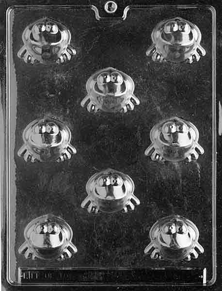 Animals FROG BON BON Chocolate Candy Mold Soap 2 x 1 5/8 1 DEEP