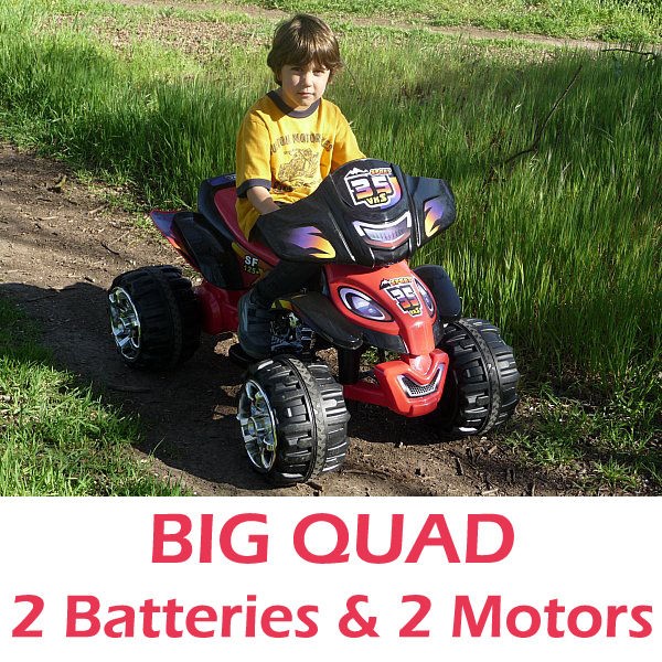 Kid QUAD ATV Ride On Power 2 Motor 12v wheels 4 wheeler