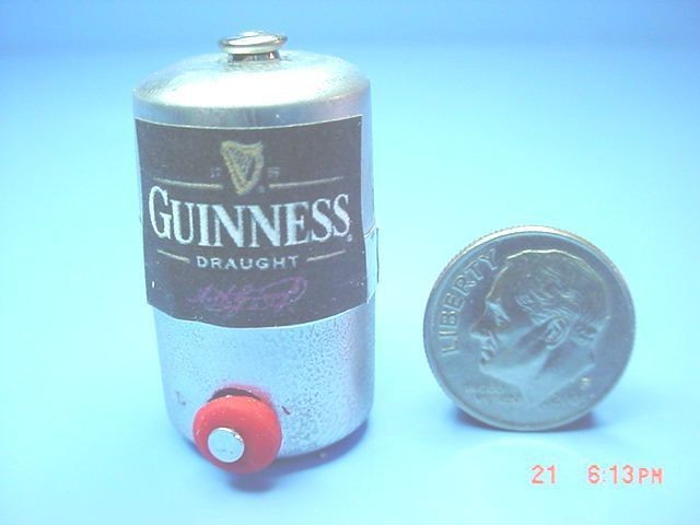 Dollhouse Miniatures Name Brand 5 liter Mini Keg # 2