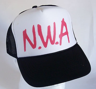 NWA TRUCKER HAT Compton Gangsta RAP Snapback Hip hop Hipster Vintage 