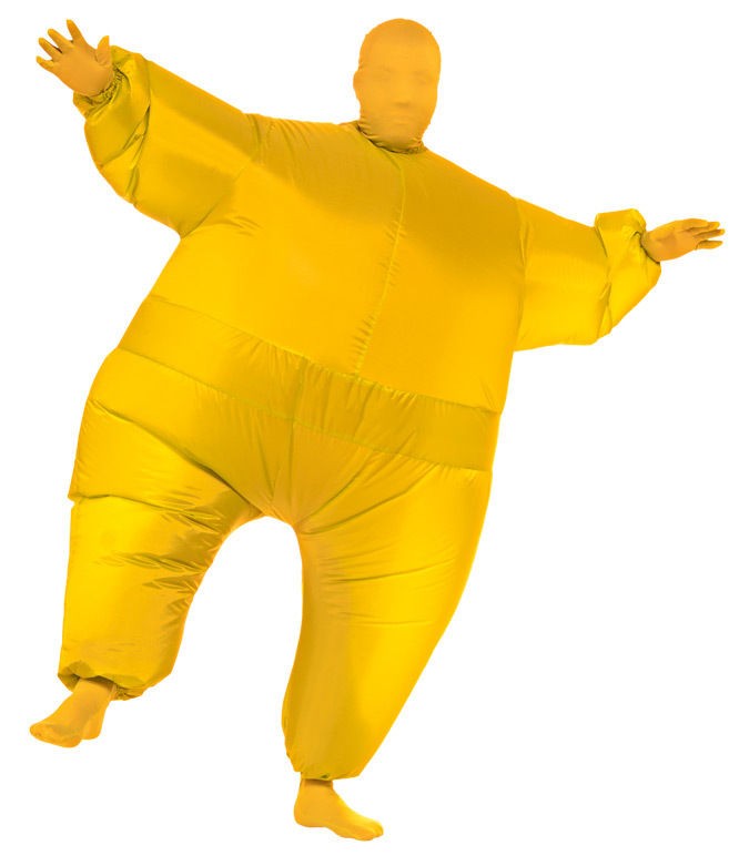   Inflatable Blow Up Fat Suit Body Jumpsuit Mascot Costume Adult NEW