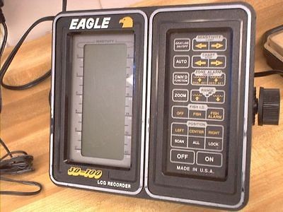 EAGLE 3D 100 LCG Positional Sonar Recorder Fishfinder U.S.A. FREE 