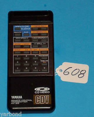 YAMAHA CD VIDEO CDV REMOTE CONTROL TRANSMITTER R3 212