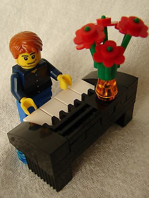   BOY ELECTRIC PIANO CUSTOM BUILDING KIT contains all new LEGO