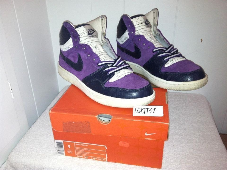 VTG NIKE STUSSY COURT FORCE PURPLE PIGEON SB DUNK AIR GALAXY YEEZY 