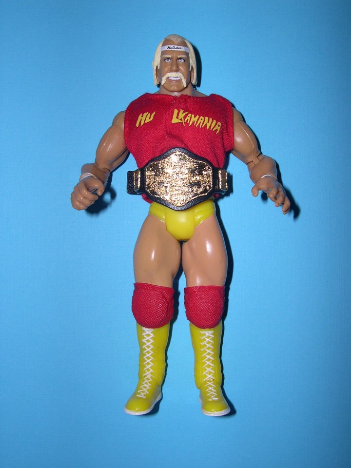 HULK HOGAN WWE JAKKS CLASSIC SUPERSTARS WWF LEGENDS CHAMPIONSHIP BELT 