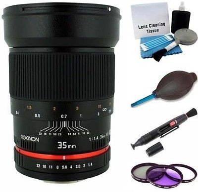 35mm F1.4 Wide Angle Lens for Canon EOS 300D 350D 400D 450D 500D 550D 