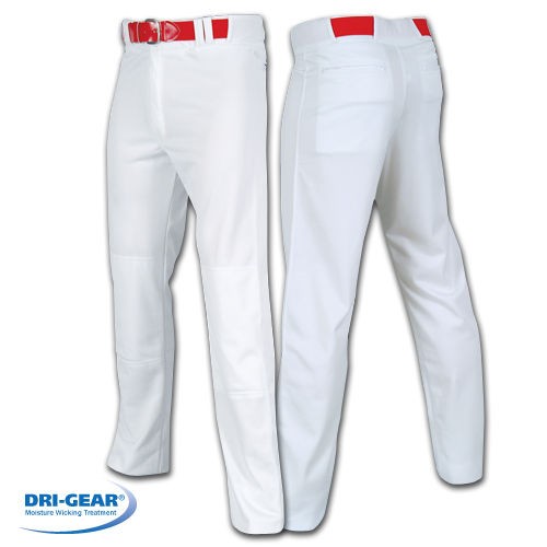 YOUTH PRO PLUS OPEN BOTTOM BAGGY DRI GEAR BASEBALL PANT