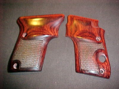   3032 & Model 21 Tomcat/Alleycat Rosewood Checkered Pistol Grips SWEET