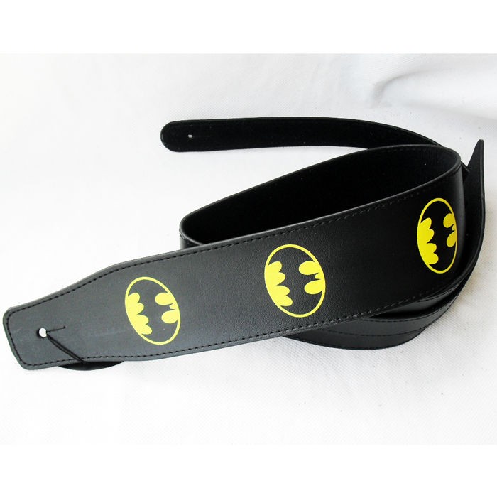 New Batman Guitar Strap Leatherette Unique and beautiful Style GT005