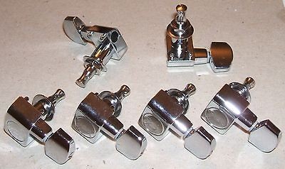   Fender Schaller Strat Tele Fender Logod 6 in Line 2 Pin Tuning Keys