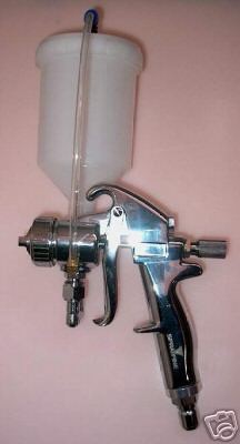 Sprayfine metal HVLP turbine gravity feed spray gun