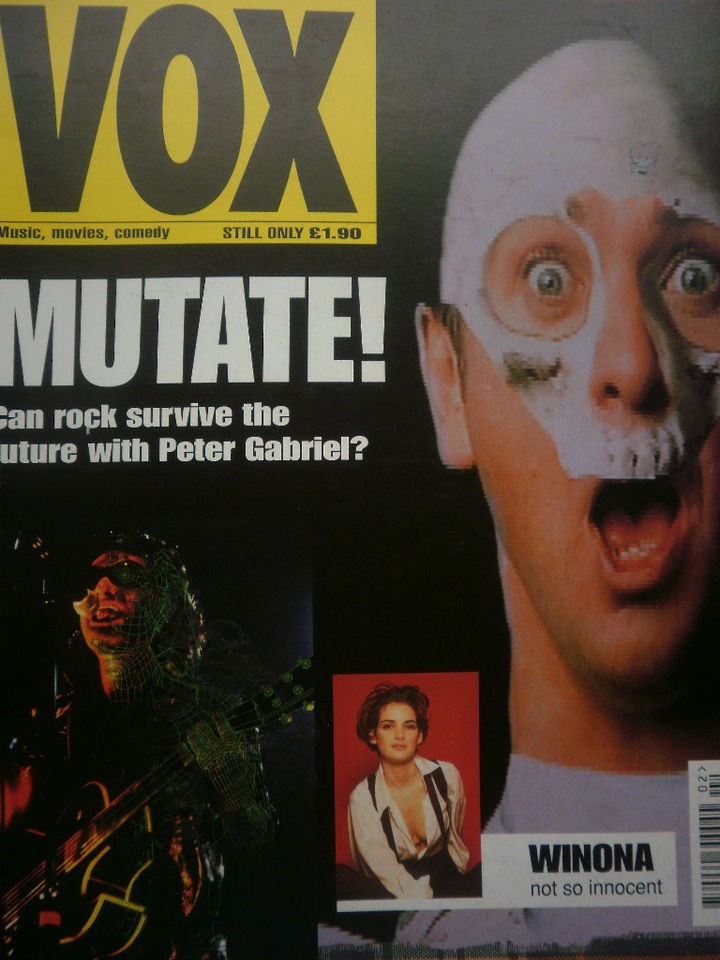 VOX 02/94 GRUNGE HEROES PETER GABRIEL B52,s ​BEATLES ELASTI​CA