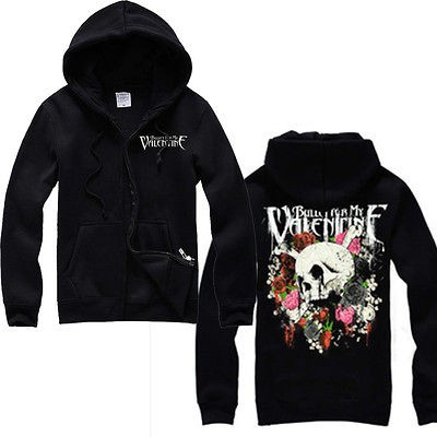   MY VALENTINE Deathcore hardcore hiphop punk Skull hoodie Jacket rap