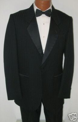 Raffinati Black Tuxedo Jacket, Tailcoat & Pants Halloween Costume Free 