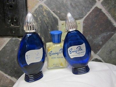   in Paris sachet perfume full cologne 1/3 full and toilet water lot