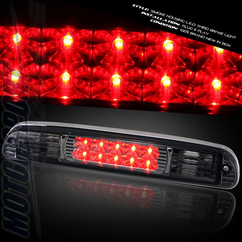 99 08 FORD F250 F350 SUPER DUTY SMOKE LED THIRD BRAKE LIGHT LAMP 00 01 