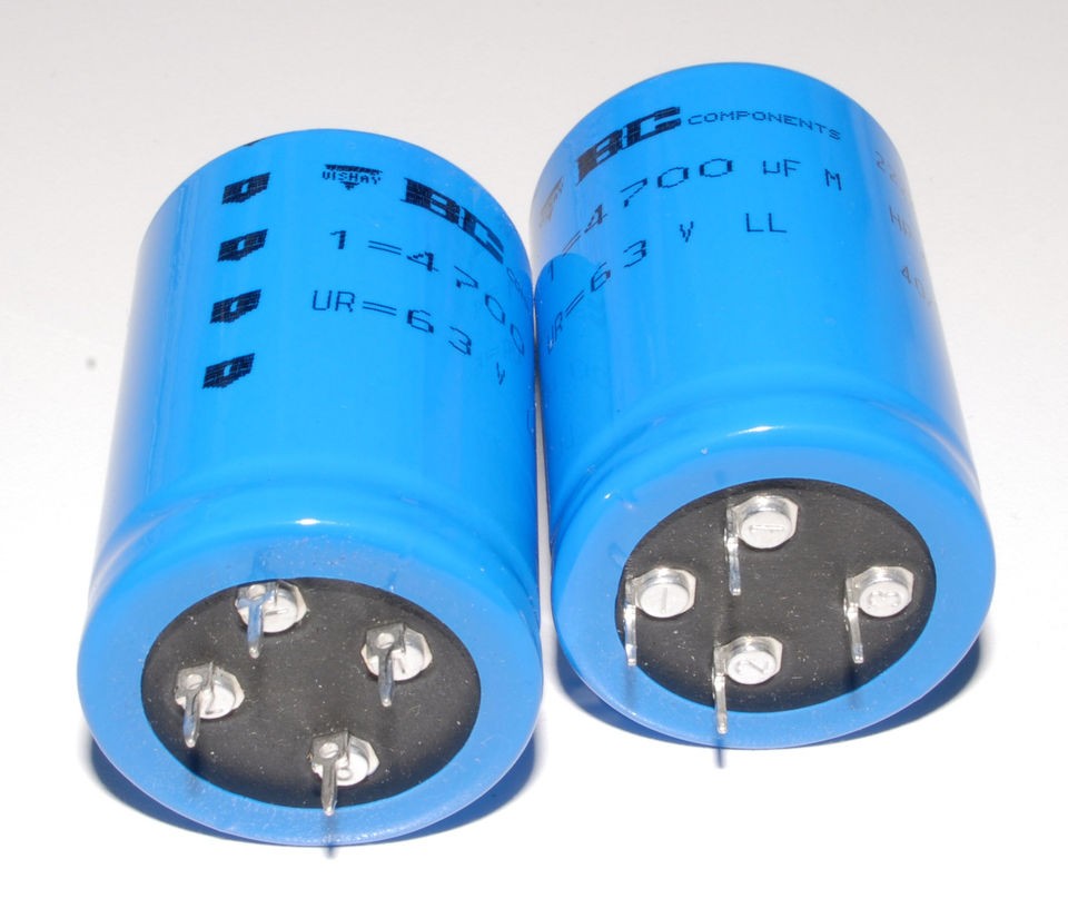 for QUAD 50E / 50D / 405 Power Amp Capacitor Pair 4700µF