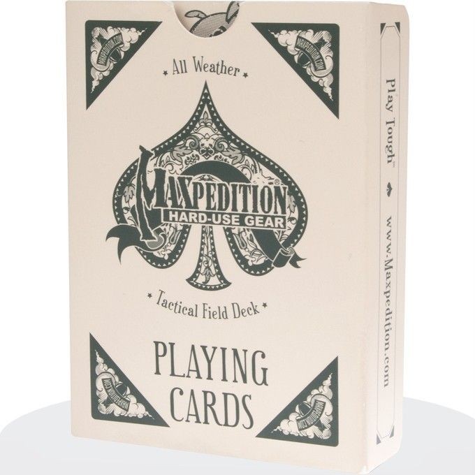 Maxpedition Tactical All Weather Field Deck Playing Cards PVC Outdoor 