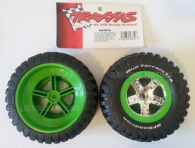   Traxxas Slash 2wd & 4x4 Front Wheels and Tires Pair K11001 502