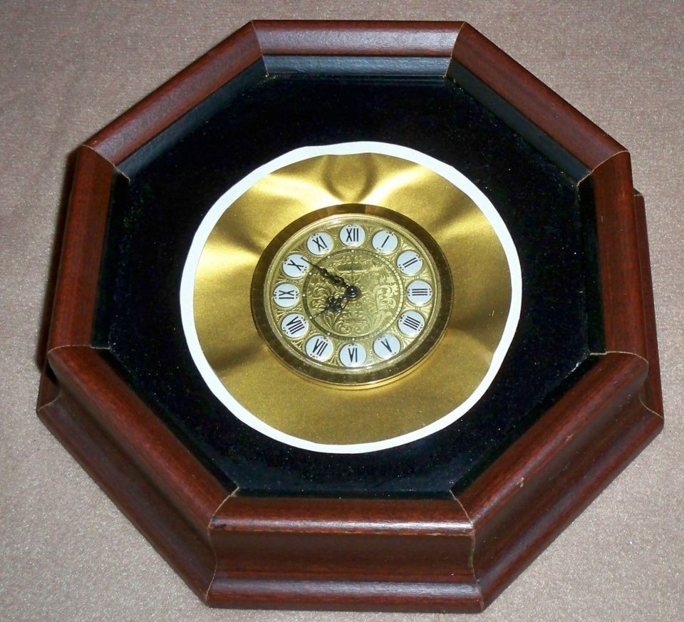 Europa Jewels Wooden Wall Clock 8 Octogan Custom Made?