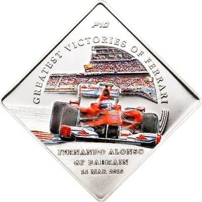 Palau 2010 Ferrari F10 Victory Dollar Colour Coin,Proof