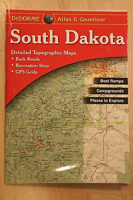 Delorme Atlas Gazetteer Map NEW Nebraska South Dakota Illinois Iowa 