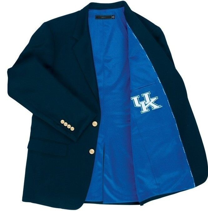   WILDCATS TEAM BLAZER LICENSED LOGO SPORTCOAT   SHORT   REGULAR   TALL