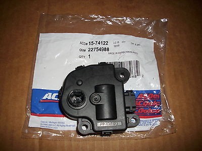 Delco 15 74122~A/C Heater Actuator~22754988~Corvette~Impala~Malibu 