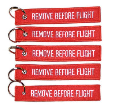 Remove Before Flight Key Chain aviation atv utv motorcycle pilot 