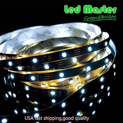 150 led Strip Light 5050 cool white 16.4ft ribbon soft bright US 