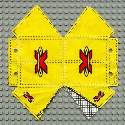 LEGO Extreme Team YELLOW CLOTH TENT Minifig Minifigure Fabric Canvas 