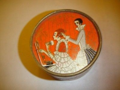 VINTAGE FACE NATURELLE POWDER IN DECO CARDBOARD ROUND CASE